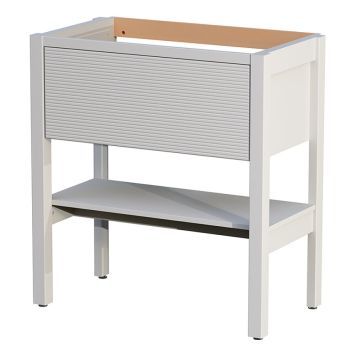 TVÄTTSTÄLLSSKÅP CAMARGUE FORS HÖG LÅDA + HYLLA 80CM