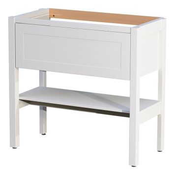 TVÄTTSTÄLLSSKÅP CAMARGUE FORS HÖG LÅDA + HYLLA 90CM