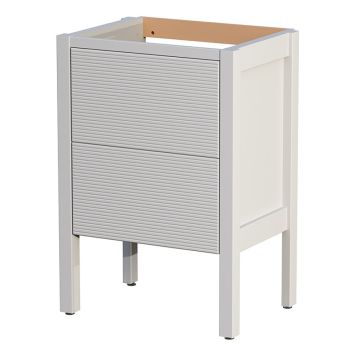 TVÄTTSTÄLLSSKÅP CAMARGUE FORS HÖG 2 LÅDOR 60CM