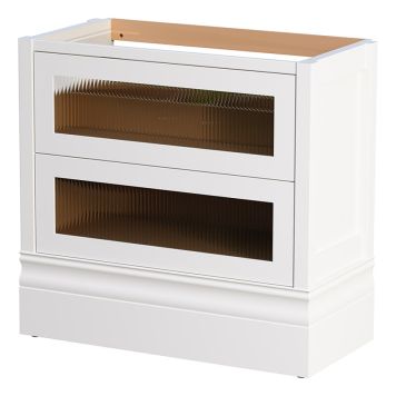 TVÄTTSTÄLLSSKÅP CAMARGUE FORS HÖG 2 LÅDOR 90CM ANTIK