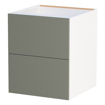 BÄNKSKÅP CAMARGUE VIKA TVÄTT 2 LÅDOR 60CM