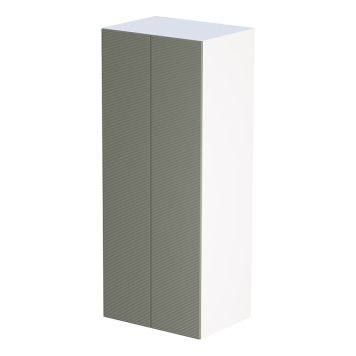 LINNESKÅP CAMARGUE VIKA TVÄTT 4 HYLLOR 3 TRÅDBACKAR PARDÖRR 80CM 