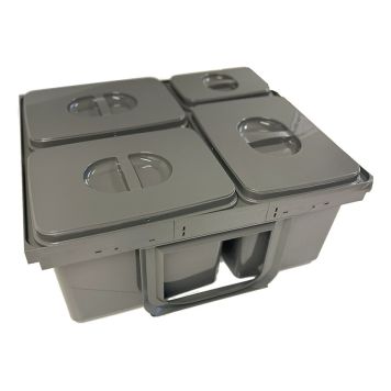 KÄLLSORTERING CAMARGUE VIKA TVÄTT 4 FACK FÖR 60CM SKÅP