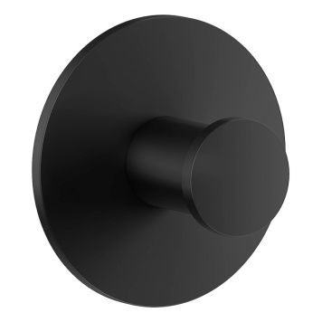 HANDDUKSKROK SMEDBO DOT SJÄLVHÄFTANDE Ø45MM MATT SVART