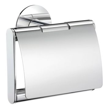 TOALETTPAPPERSHÅLLARE SMEDBO DOT MED LOCK POLERAD KROM