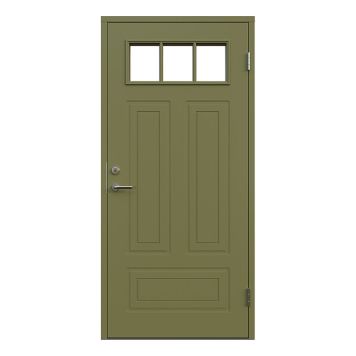 YTTERDÖRR LEKSANDSDÖRREN MON MED GLAS GRÖN