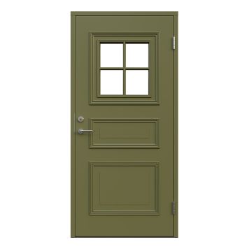 YTTERDÖRR LEKSANDSDÖRREN RÖNNÄS MED GLAS GRÖN