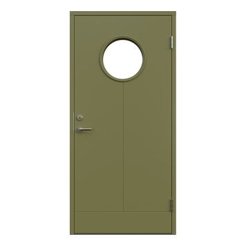 YTTERDÖRR LEKSANDSDÖRREN ALVIK MED GLAS GRÖN