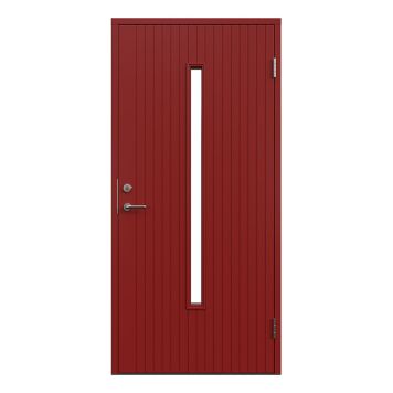 YTTERDÖRR LEKSANDSDÖRREN SUNNANÄNG MED GLAS RÖD