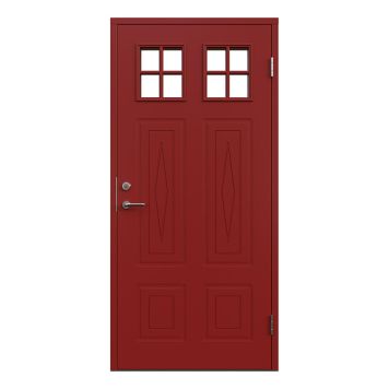 YTTERDÖRR LEKSANDSDÖRREN KULLSBJÖRKEN MED GLAS RÖD