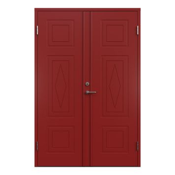 PARDÖRR LEKSANDSDÖRREN KULLSBJÖRKEN RÖD