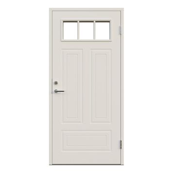 YTTERDÖRR LEKSANDSDÖRREN MON MED GLAS VIT