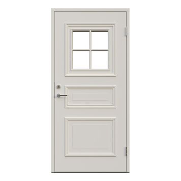 YTTERDÖRR LEKSANDSDÖRREN RÖNNÄS MED GLAS VIT