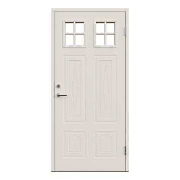 YTTERDÖRR LEKSANDSDÖRREN KULLSBJÖRKEN MED GLAS VIT