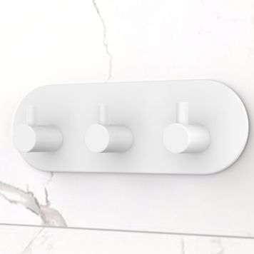 KROK SJÄLVHÄFTANDE 3-KROK OVAL VIT