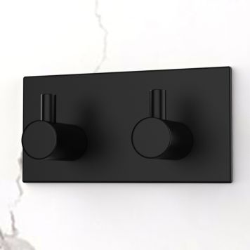 KROK SJÄLVHÄFTANDE DUBBEL FYRKANT MATT SVART