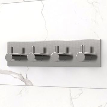 KROK SJÄLVHÄFTANDE FYRKANT 4-KROK MATT KROM