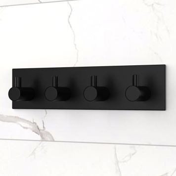 KROK SJÄLVHÄFTANDE FYRKANT 4-KROK MATT SVART