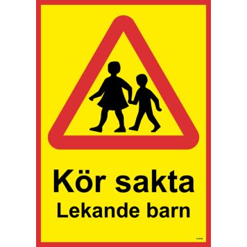 TRAFIKSKYLT UNIGRAPHICS LEKANDE BARN 297X420MM