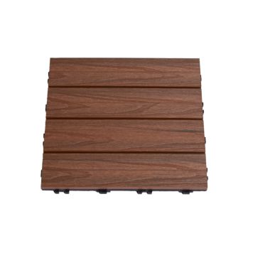 TRALLRUTA HORTUS KOMPOSIT 30X30CM TEAK 4-PACK