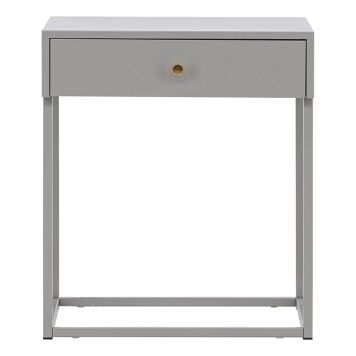 SIDOBORD VENTURE HOME BAKAL 41X43CM LJUSGRÅ