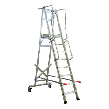 TRAPPA LAGGO MED HJUL 8-STEG 2M