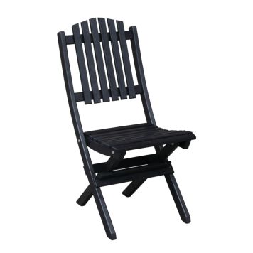 KLAPPSTOL BALTIC GARDEN VISBY HOPFÄLLBAR SVART 2-PACK