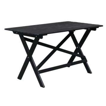 MATBORD BALTIC GARDEN VISBY-KNOHULT 125X76CM SVART