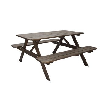 TRÄDGÅRDSMÖBEL BALTIC GARDEN RASTA BORD/BÄNKSET BRUN