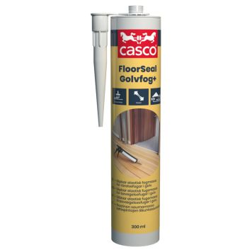 GOLVFOG CASCO FLOORSEAL+ VIT 300ML