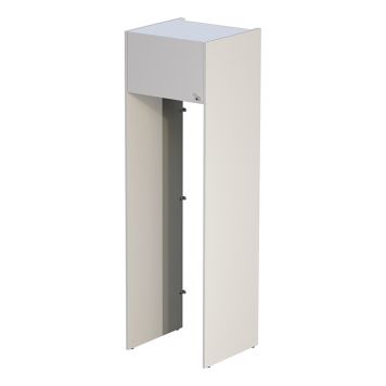 TVÄTTPAKET CAMARGUE VIKA TVÄTT 2 STAPLADE VITVAROR 63,2CM LJUSGRÅ