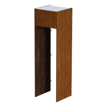 TVÄTTPAKET CAMARGUE VIKA TVÄTT 2 STAPLADE VITVAROR 63,2CM EKFANÉR VALNÖT