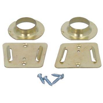 RÖRÄNDHÅLLARE SUKI SKÅP 20MM MÄSSING 2-PACK