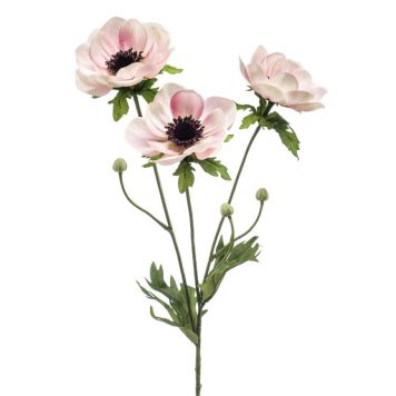 KONSTVÄXT EMERALD ANEMON ROSA 75CM                             