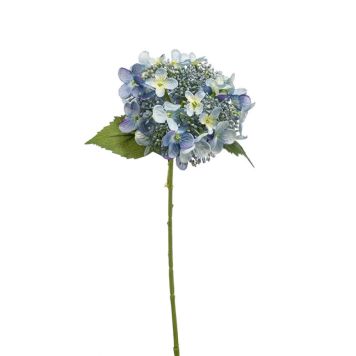 KONSTVÄXT EMERALD HORTENSIA SNITTBLOMMA BLÅ 50CM