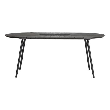 MATBORD ENVY DANIEL 195X103CM SVART CAPPUCCINO