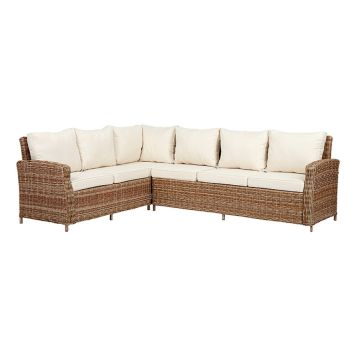 LOUNGESOFFA VILA GOTLAND KONSTROTTING NATUR/OFF WHITE