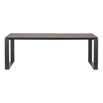 MATBORD OUTFIT MARTINUS 210X100CM SVART/OKAN