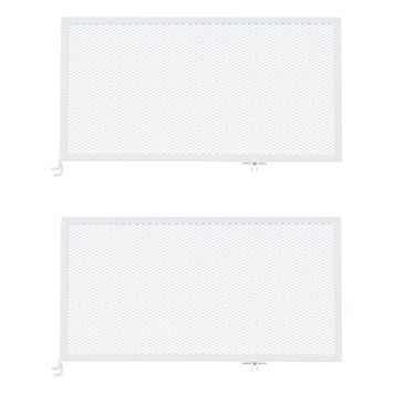 AVDELARE ELFA DECOR+ FÖR TRÅDHYLLA MESH 380MM MATTVIT 2-PACK
