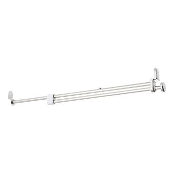 KLÄDHÄNGAREELFA DECOR+ UTDRAGBAR 447MM SILVER