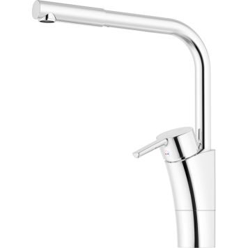 KÖKSBLANDARE MORA MMIX II STYLE L-PIP KROM UTAN DISKMASKINSAVSTÄNGNING