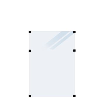 GLASSTAKET PLUS FROSTAT HÄRDAT GLAS 90X127CM