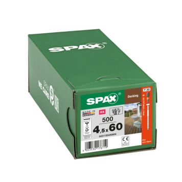 TRALLSKRUV SPAX PRO C4 T20  4,5X60MM 500ST/FP