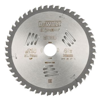 SÅGKLINGA DEWALT EXTREME DT4320-QZ 216X30MM 48T