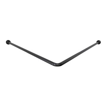 DUSCHDRAPERISTÅNG VENUS HÖRN 90X90CM Ø25MM SVART