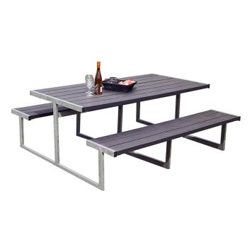 TRÄDGÅRDSMÖBEL HORTUS NJORD NONWOOD 180X177CM ANTRACIT