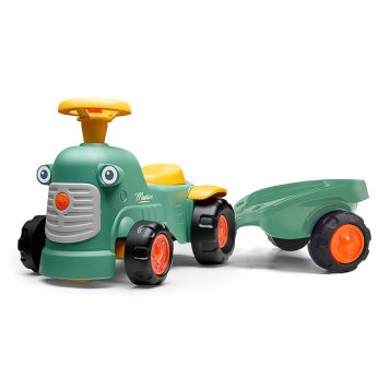 GÅTRAKTOR FALK MAURICE RATT TUTA SLÄPVAGN GRÖN