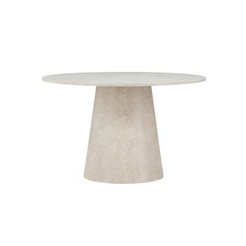 MATBORD VENTURE HOME LANZO Ø120CM BEIGE 