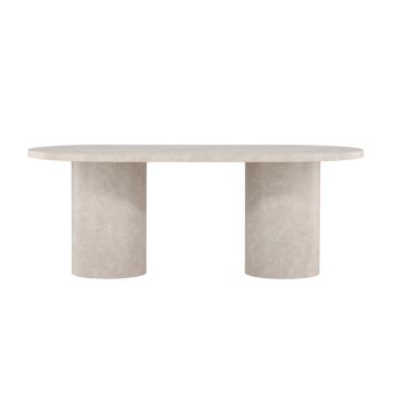 MATBORD VENTURE HOME NARVIK 200X100CM BEIGE