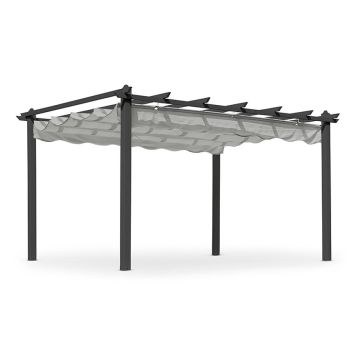 PERGOLA HILLERSTORP SKANÖR 4X3M GRÅ